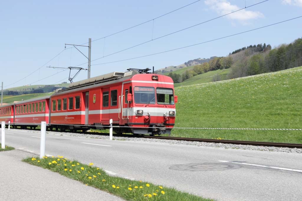 Appenzeller Bahnen - Wasserauen train Appenzeller Bahnen - Wasserauen train